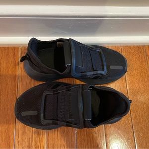 Adidas Kids Youth Black Slip On Sneakers Size 12K